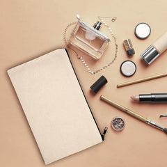 Canvas Pen Case Makeup Bag Pencil Bag Cosmetic Bag Travel Cosmetic Bag