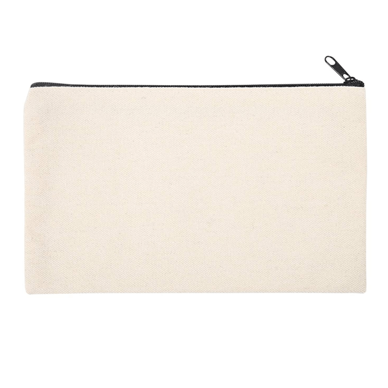 Canvas Pen Case Makeup Bag Pencil Bag Cosmetic Bag Travel Cosmetic Bag