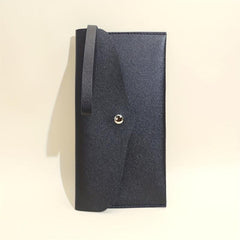 Makeup Brush Bag Portable Travel PU Leather Clutch Makeup Bag