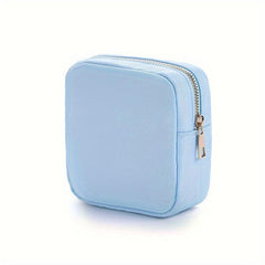 Preppy Small Makeup Bag Cosmetic Zipper Pouch Purse