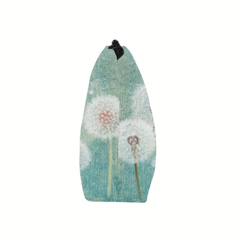 Dandelion Print Cosmetic Bag Roomy Makeup Organizer Travel Toiletry Bag