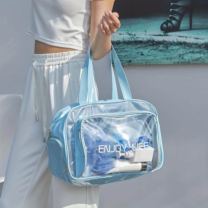 Double Layer Toiletry Bag Large Capacity Waterproof Travel Bag
