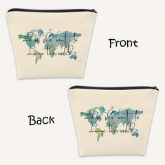 Change the World Graduation Makeup Bag