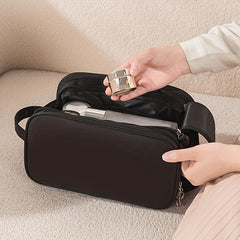 Quilted Rhombus Travel Makeup Bag Large Capacity Cosmetic Bag