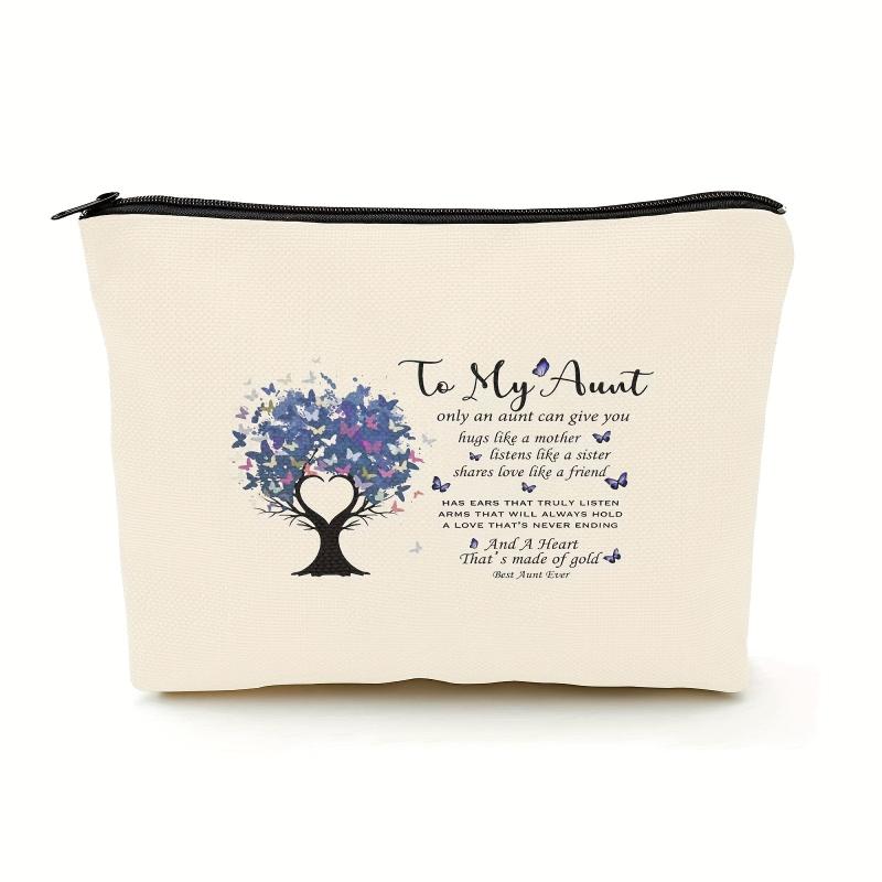 Gift for Aunts from Nieces/Nephews Makeup Bag