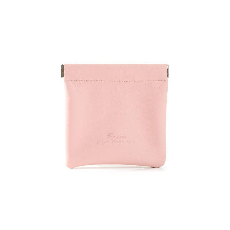 Portable Lambskin Cosmetic Bag Waterproof Make Up Bag for Women Mini Storage Bag