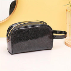 Glitter Detail Makeup Bag Waterproof Organizer
