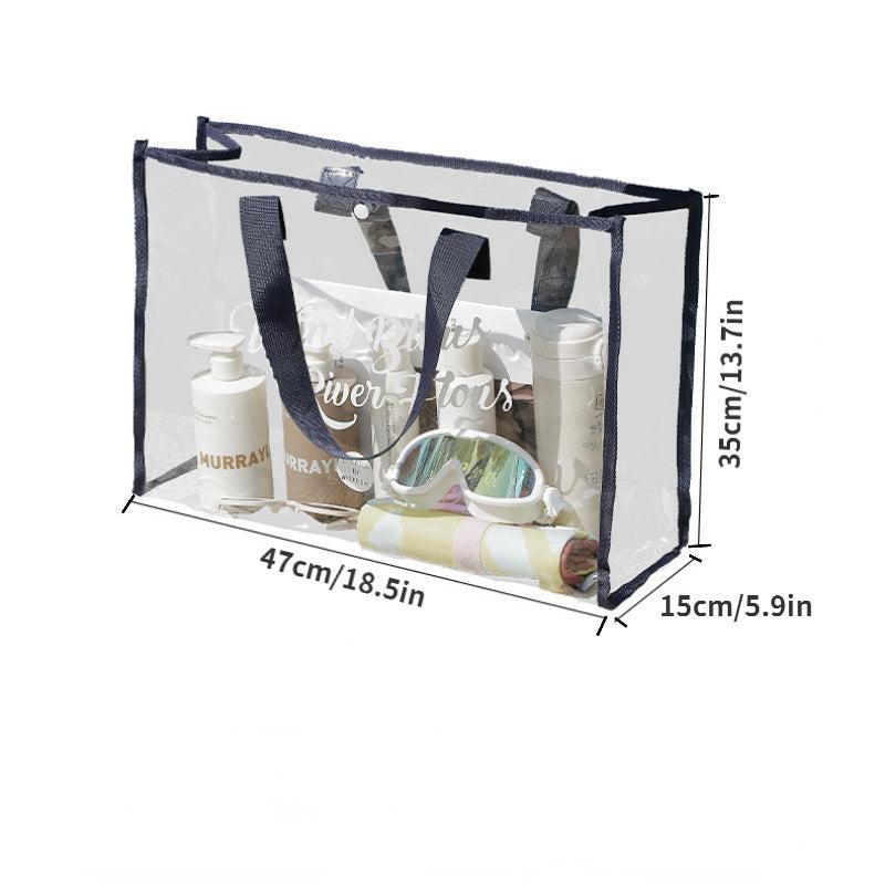 Portable Waterproof Makeup Bag with Handle for Swimming