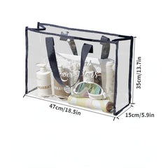 Portable Waterproof Makeup Bag with Handle for Swimming