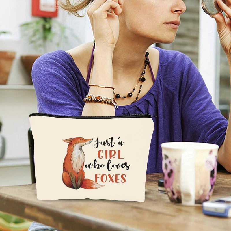 Fox Cosmetic Bag Gift For Women Fox For Fox Fox Makeup Bag Gift