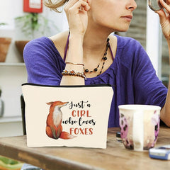 Fox Cosmetic Bag Gift For Women Fox For Fox Fox Makeup Bag Gift
