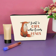 Fox Cosmetic Bag Gift For Women Fox For Fox Fox Makeup Bag Gift