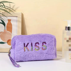 Preppy Makeup Bag Portable Travel Cosmetic Pouch