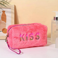 Preppy Makeup Bag Portable Travel Cosmetic Pouch