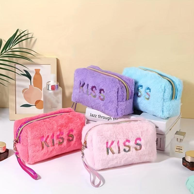 Preppy Makeup Bag Portable Travel Cosmetic Pouch