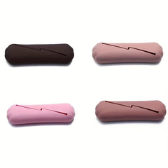 Travel Makeup Brush Holder Portable Silicone Case Bag