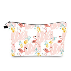 Flamingo Travel Makeup Bag Waterproof Toiletry Bag for Women