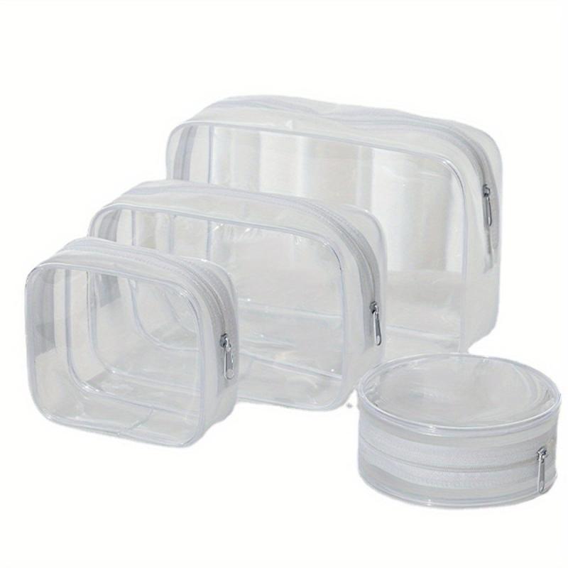 4pcs Waterproof Makeup Bags Set Travel Toiletry Bag with Zipper