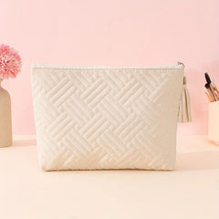 Quilting Makeup Bag Large Capacity Cosmetic Bag