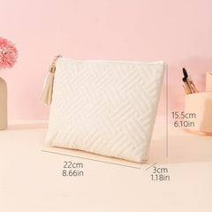 Quilting Makeup Bag Large Capacity Cosmetic Bag