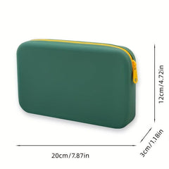 Silicone Cosmetic Bag Makeup Storage Pouch Large Capacity Waterproof