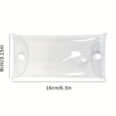 Snap Button Makeup Brush Holder Waterproof Organizer Pouch