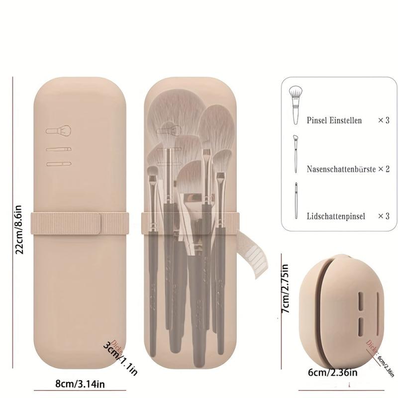 Silicone Makeup Brush Holder Waterproof Case for Women and Girls