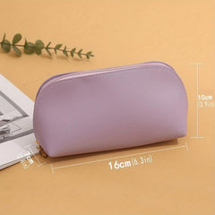 Shell Style Makeup Bag Roomy Zipper Pouch Travel Toiletry Bag