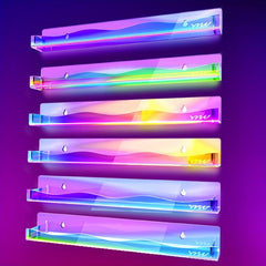 Iridescent Nail Polish Wall Organizer Display Rack