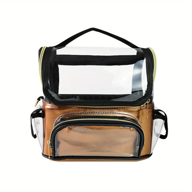 Makeup Case with Adjustable Divider & Handle