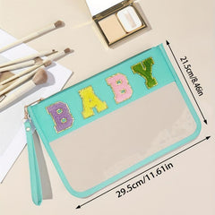 Clear Makeup Bag Waterproof Cosmetic Pouch Purse Nylon Travel Bag