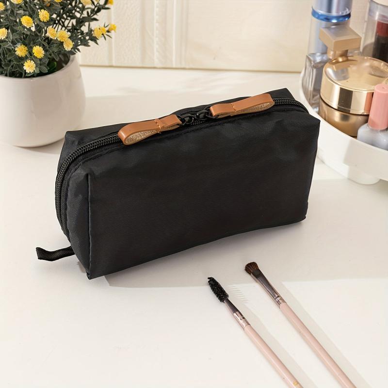 Double Zipper Pouch Waterproof Lipstick Bag Style Makeup Bag
