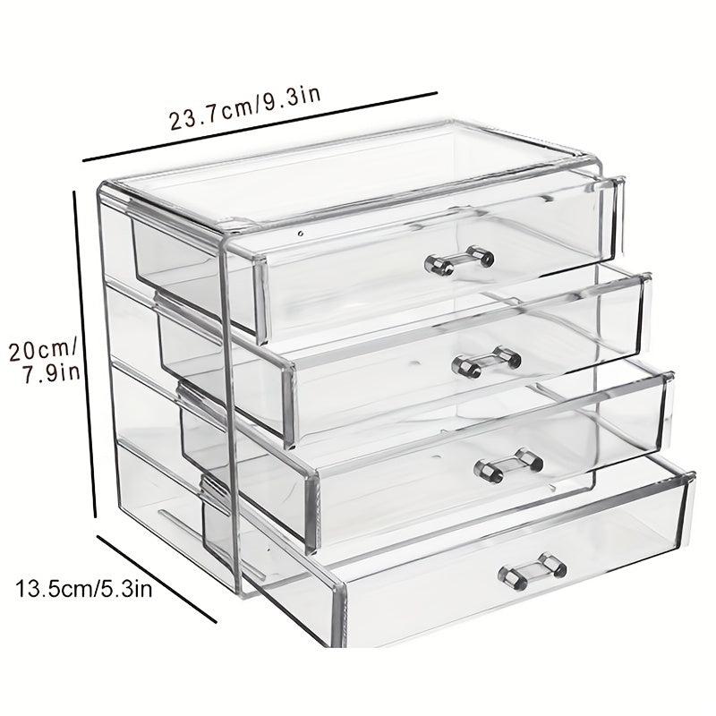 Clear Acrylic Makeup Organizer for Vanity & Bathroom