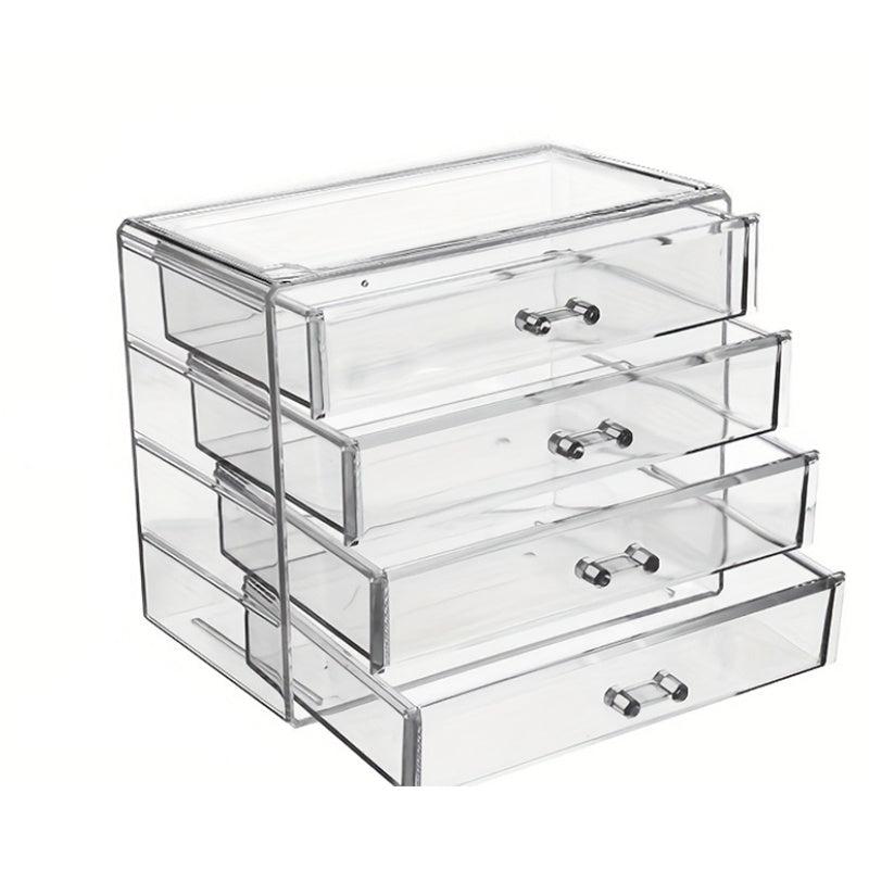 Clear Acrylic Makeup Organizer for Vanity & Bathroom