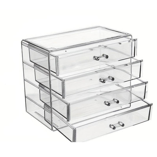 Clear Acrylic Makeup Organizer for Vanity & Bathroom