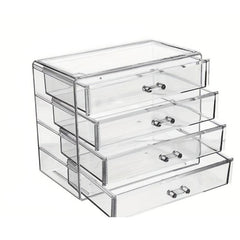 Clear Acrylic Makeup Organizer for Vanity & Bathroom