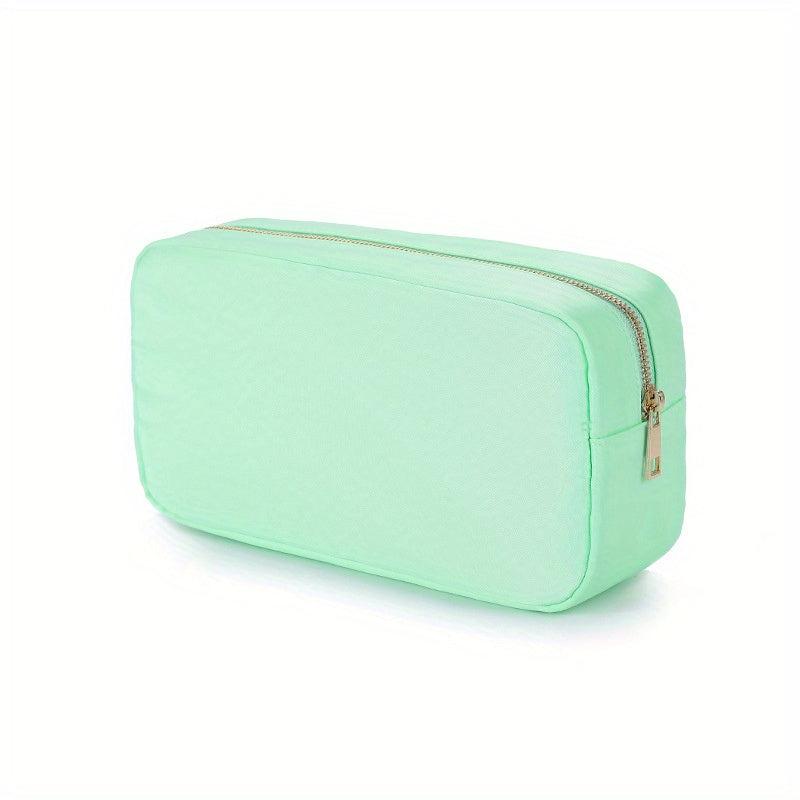 Nylon Cosmetic Bag Waterproof Zipper Makeup Pouch Travel Bag For Purse