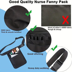Makeup Artist Waist Pouch Bag For Beauty Scissors Makeup Brushes Eyebrow Razor