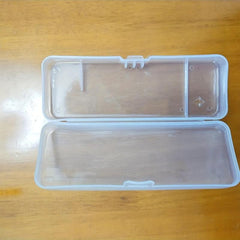 Eco Friendly Men's Shaver Storage Box Transparent Plastic Case for Razors