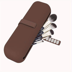 Travel Makeup Brush Holder Organizer Bag Case Cosmetic Pouch Toiletry Organizer