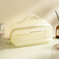 Large Capacity Travel Toiletry Bag for Makeup and Personal Care