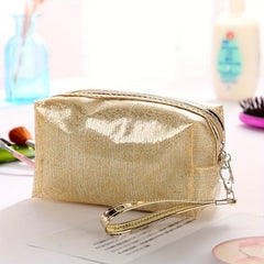 Waterproof Makeup Bag with Wrist Strap for Women Girls