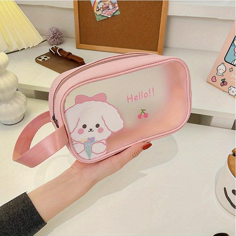 Cartoon Toiletry Bag PVC Waterproof Makeup Cosmetic Travel Organizer