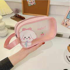 Cartoon Toiletry Bag PVC Waterproof Makeup Cosmetic Travel Organizer