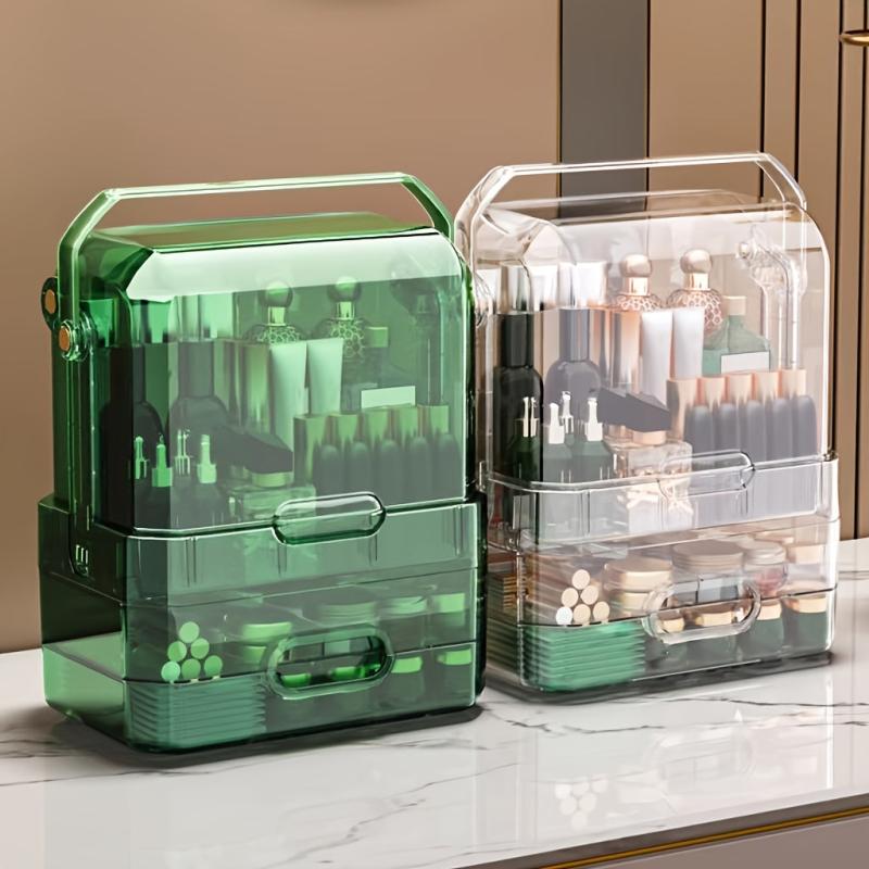 Makeup Organizer With Drawers & Lid