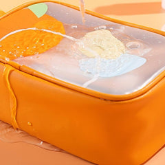 Women's Travel Toiletry Bag Waterproof with Shoe Compartment