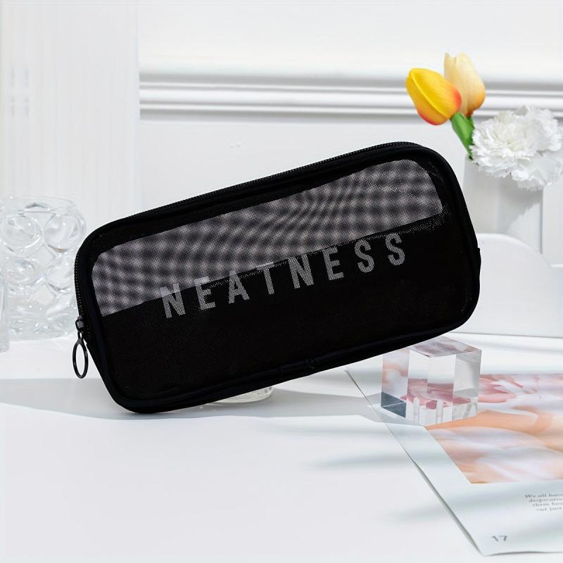 Toiletry Bag Makeup Brush Holder Organizer Zipper Pouch Travel Accessories
