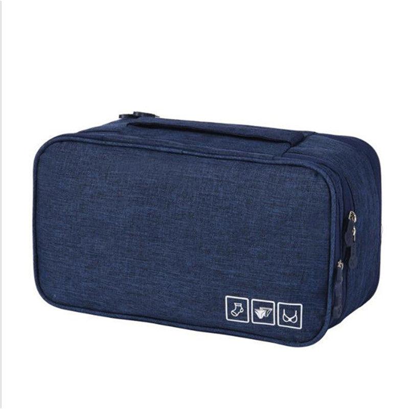 Zipper Cosmetic Bag Travel Accessories Organizer Bra Underwear Waterproof