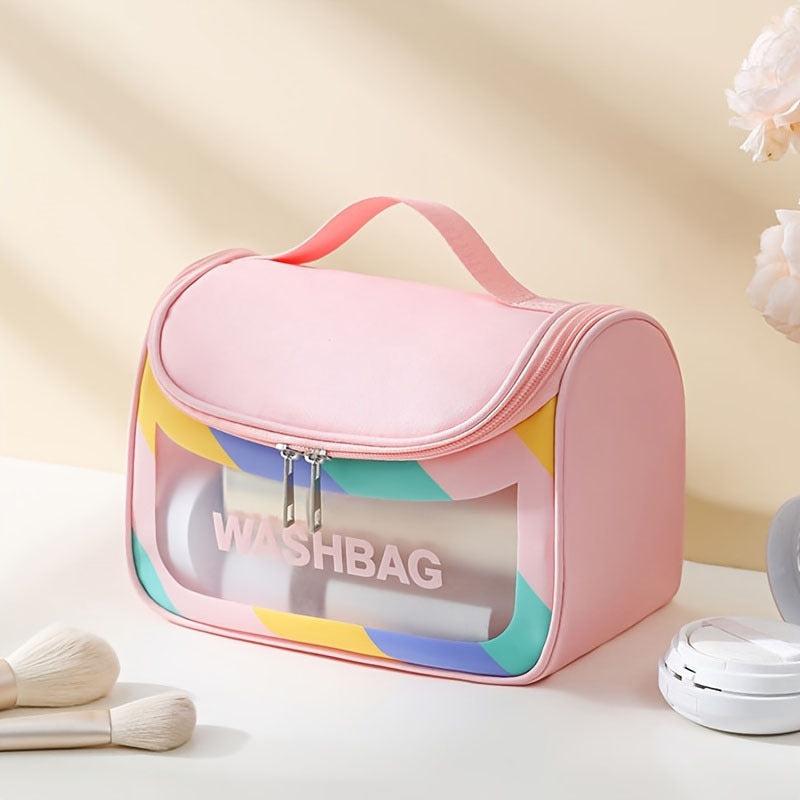 Clear Makeup Toiletry Bag Portable Cosmetic Organizer Bag