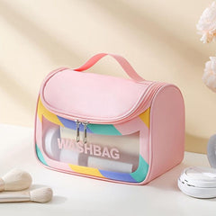 Clear Makeup Toiletry Bag Portable Cosmetic Organizer Bag